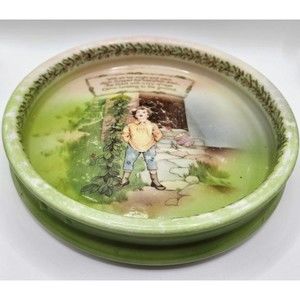 Vintage Royal Bayreuth Bavaria Jack And The Beanstalk Children's Bowl